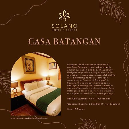 Solano Hotel & Resort At Casa Ysabel Lipa City Ngoại thất bức ảnh