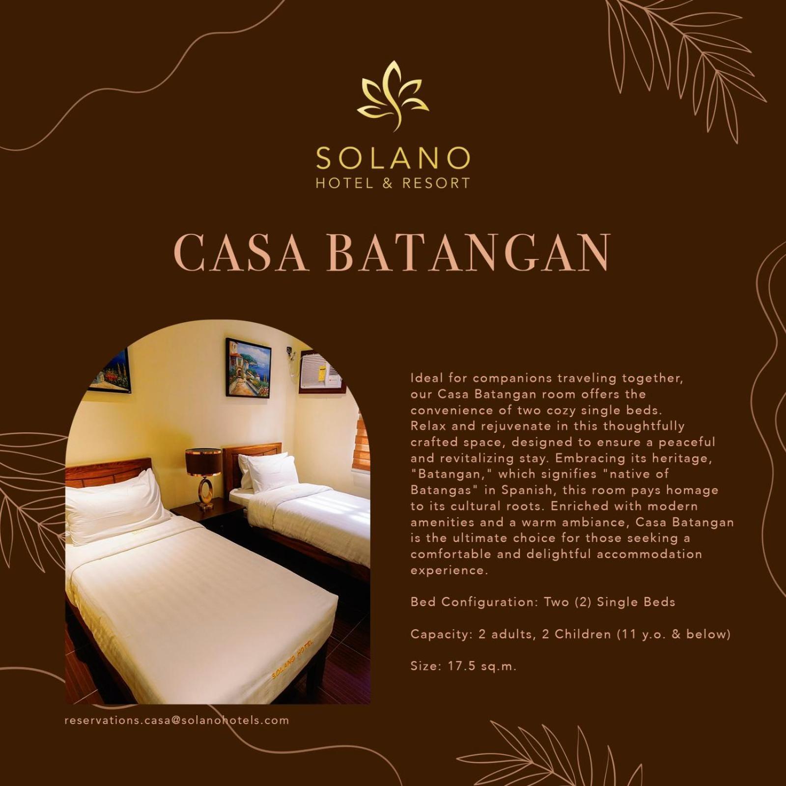 Solano Hotel & Resort At Casa Ysabel Lipa City Ngoại thất bức ảnh